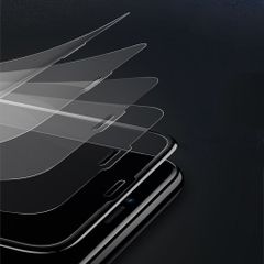 Kính cường lực 5 lớp chống bám vân tay Baseus Matte Frosted 4D cho iPhone X/XS Max/ iP11 Pro Max (0.3mm, Anti Finger Print, Full Coverage Tempered Glass )