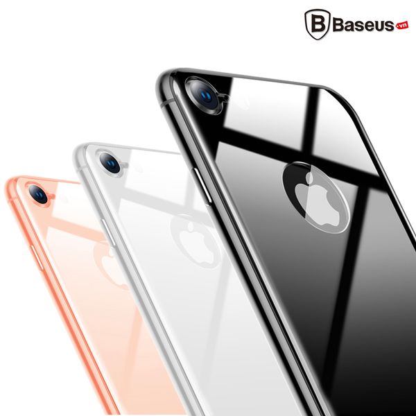 Kính cường lực 4D chống trầy mặt lưng Baseus Arc LV178 cho iPhone 6/7/8/ Plus (0.3mm, 9H, 4D, Arc Tempered Glass Back Film)