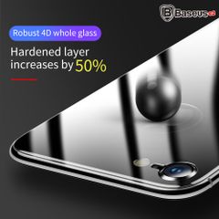 Kính cường lực 4D chống trầy mặt lưng Baseus Arc LV178 cho iPhone 6/7/8/ Plus (0.3mm, 9H, 4D, Arc Tempered Glass Back Film)