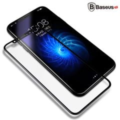 Kính cường lực 3D siêu mỏng Baseus LV159 – 0.23mm, viền dẻo PET, bảo vệ toàn màn hình cho iPhone X, mỏng bền đẹp