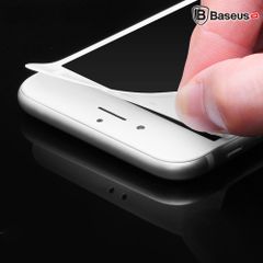 Kính cường lực 3D Baseus PET Soft Edge cho iPhone 6/ 6S/ 6S Plus ( 0.23mm, Full màn hình, Viền dẽo 3D, Chống nứt bể mép)