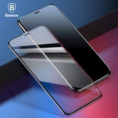 Kính cường lực 5 lớp chống trầy siêu bền Baseus Sapphire Curved-screen 3D cho iPhone XS/ XR/ XS Max (0,23mm, PET Soft Edge Tempered Glass )