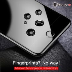 Kính cường lực 5D Baseus LV162 cho iPhone 6/ 7/ 8/ Plus (0.3mm, Chống ánh sáng xanh, 5 lớp siêu bền, kính chống trầy, All-Screen Arc-Surface)