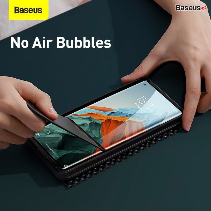 Baseus 0.25mm Full Screen Curved Surface Full Rubber Tempered Glass Film for Mi10/10 Pro/10S (1pcs/pack)