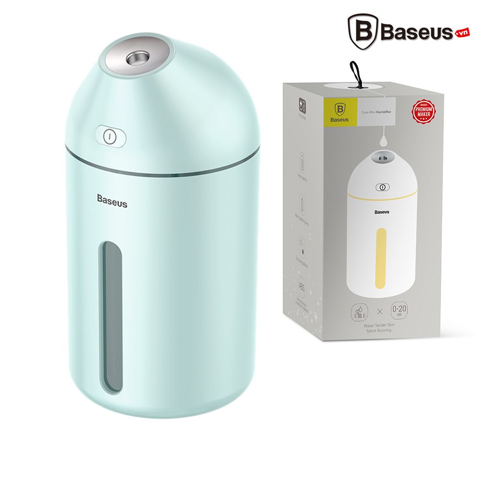 Máy phun sương tạo ẩm - lọc không khí mini Baseus Cute Mini Air Humidifier LV087 (320ml, USB 5V)