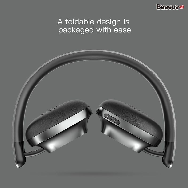 Tai nghe chụp tai không dây Baseus Encok Wireless Headphone D01 (Foldable, Stereo Bluetooth Wireless Headset )