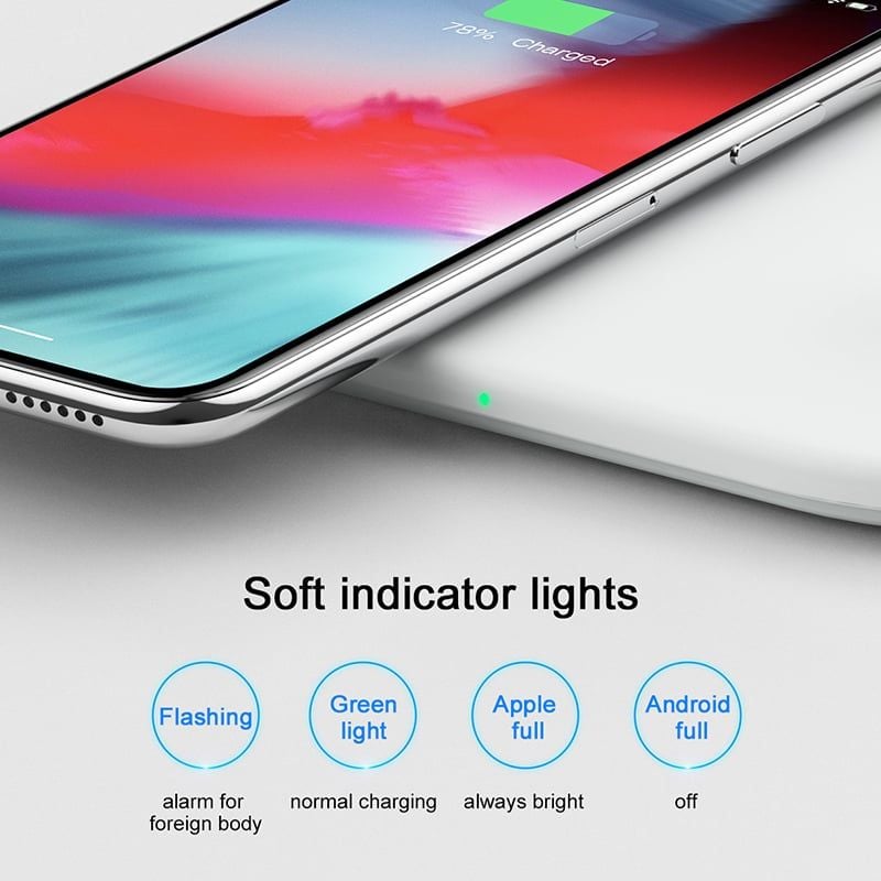 Đế sạc nhanh không dây 2 trong 1 Baseus Dual Smart Wireless Charging Pillow dùng cho Smartphone và Apple Watch  (10W, Wireless Quick charge)