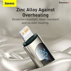 Cáp sạc nhanh tích hợp màn hình LED Baseus Display Fast Charging Data Cable Type-C to IP 20W