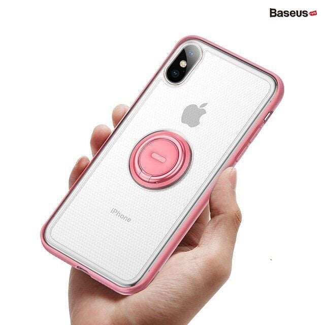 Ốp lưng tích hợp Ring Holder Baseus Dot Bracket Case cho iPhone X/XS/ XR/ XS Max