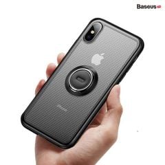 Ốp lưng tích hợp Ring Holder Baseus Dot Bracket Case cho iPhone X/XS/ XR/ XS Max