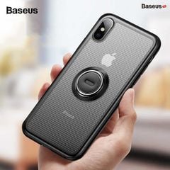 Ốp lưng tích hợp Ring Holder Baseus Dot Bracket Case cho iPhone X/XS/ XR/ XS Max