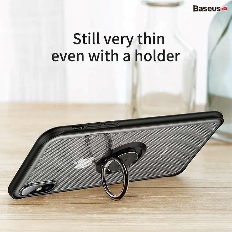 Ốp lưng tích hợp Ring Holder Baseus Dot Bracket Case cho iPhone X/XS/ XR/ XS Max