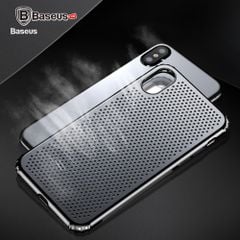 Ốp lưng chống nhiệt Baseus Small Hole Dots Case LV183 cho iPhone X (  Small Hole Case - Luxury Smooth High Quality Hard Plastic)