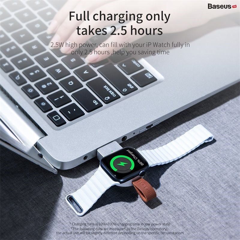 Bộ sạc không dây di động Baseus Dotter Wireless Charger for cho Apple Watch ( nhỏ gọn , dùng gắn với pin sạc dự phòng và Laptop)