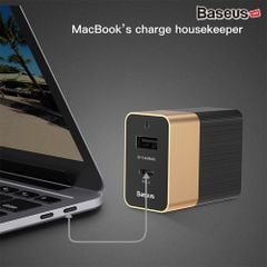 Bộ sạc nhanh đa năng Baseus Duke Universal Type C PD cho Smartphone/ Tablet/ Macbook (3.4A, 17W, 2 Ports , USB + Type C PD Travel Charger)