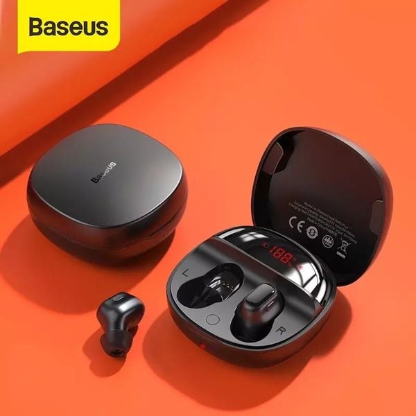 Tai nghe không dây TWS Baseus Encok True Wireless Earphones WM01 Plus (Bluetooth 5.0, Stereo Earbuds, Touch Control, Noise Cancelling)