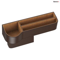 Ngăn chứa đồ tiện dụng dùng trên xe hơi Baseus Elegant Car Storage Box (Leather + Flannelette, Storage Organizer)