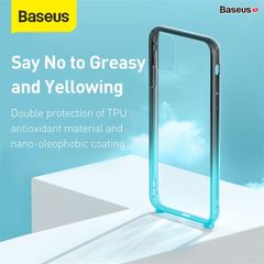 Ốp lưng Baseus Element Crossbody – Trong suốt, viền silicone chống sốc, dây đeo chống rơi, cho iPhone 11 Series