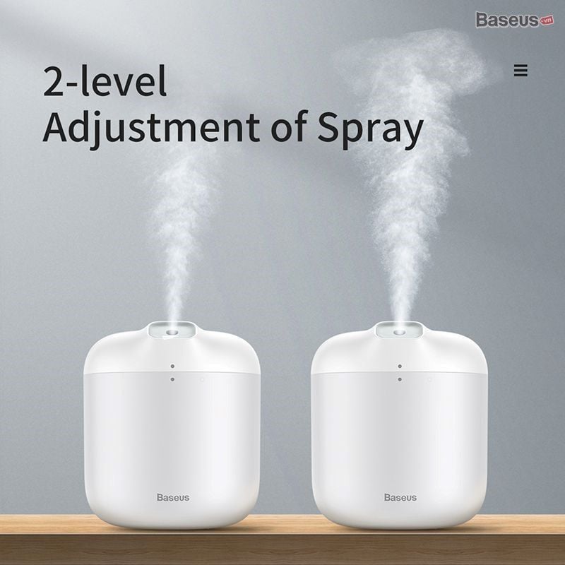 Máy phun sương tạo ẩm Baseus Elephant Humidifier (600ml , Air Diffuser, Large Spray with LED Night Light)