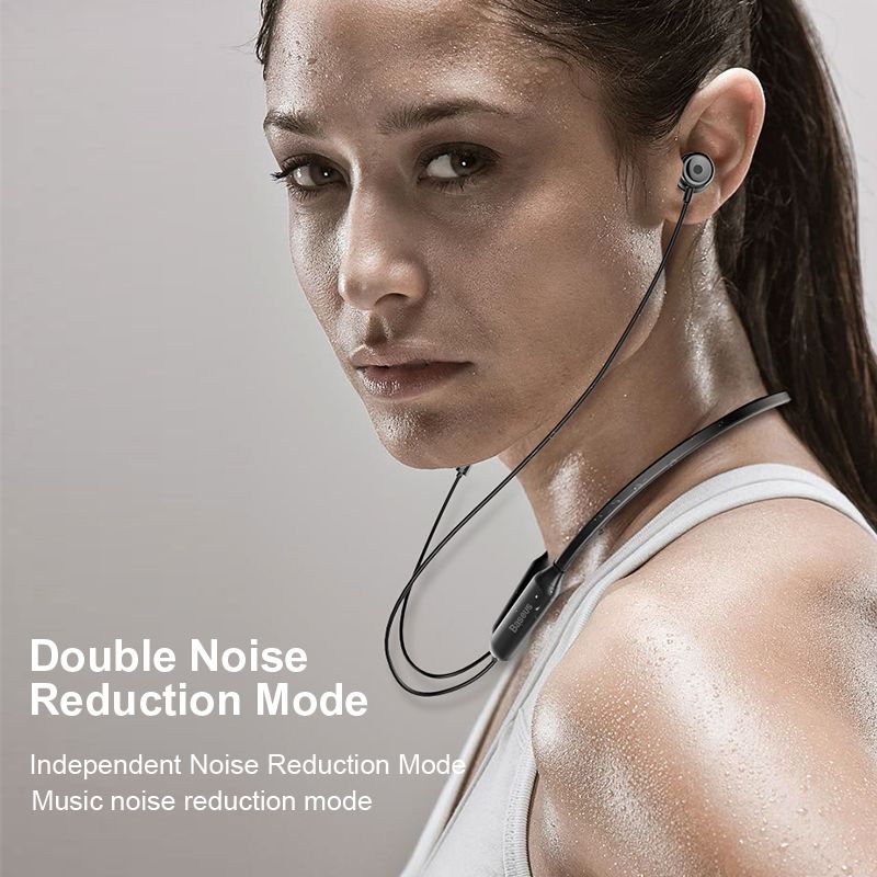 Tai nghe thể thao, chống ồn chủ động Baseus SIMU S15 (Active Noise Reduction, ANC Wireless Sport Earphone)