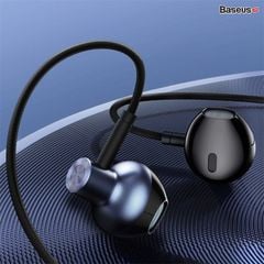 Tai nghe AUX 3.5mm Baseus Encok H19 Wired Earphone (6D surround, Deep Bass, with ECM Microphone for HD Calling)