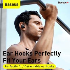 Tai nghe thể thao không dây Baseus Encok True Wireless Earphones W17 (Bluetooth 5.0, IP55 Waterproof, 5 - 30h sử dụng, Wireless Charging)