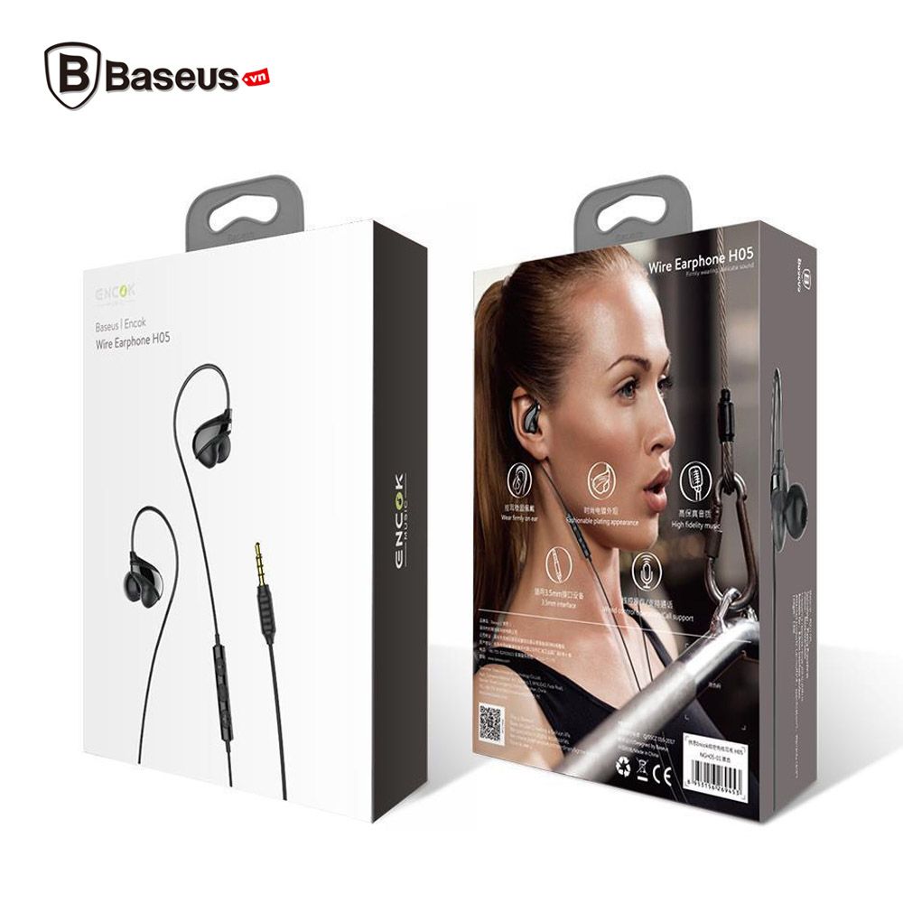 Tai nghe cao cấp Baseus Encok H05 ( Stylish and simple Wire Earphones )