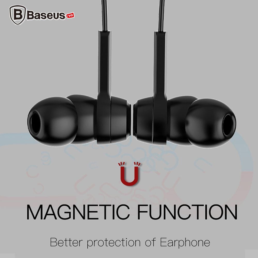 Tai nghe thể thao Bluetooth Baseus Encok S06 Magnetic Sport (Bluetooth 4.1, kết nối cùng lúc 2 thiết bị)