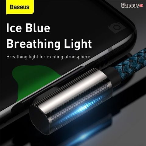Cáp sạc C to C đầu gập chữ L Baseus Legend Series Elbow 100W (5A/20V, E-marker Chip, PD/QC Quick Charging, LED & Elbow Design)