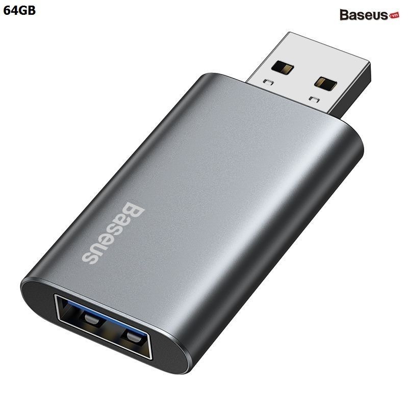 USB lưu trữ nhạc tích hợp cổng sạc USB3.0 dùng cho xe ô tô Baseus Enjoy music u-Disk (16/32/64GB, USB3.0 Memory Stick Fash Disk)