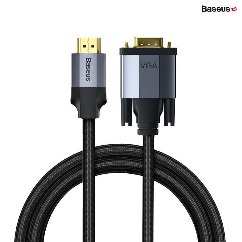 Dầu chuyển HDMI sang VGA 4K Baseus Enjoyment Series (HDMI Male To VGA Male Adapter Cable)