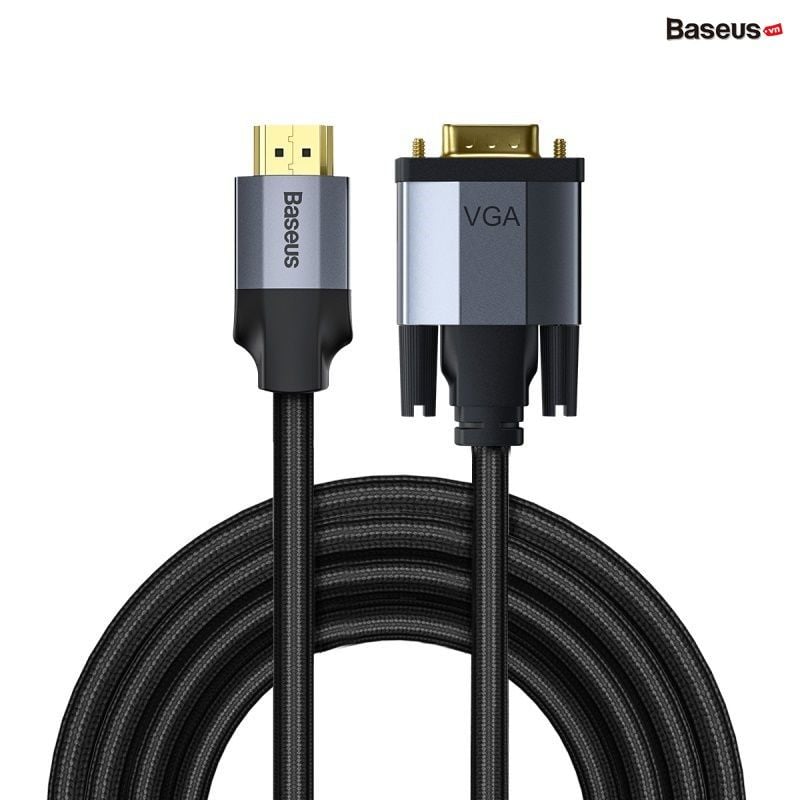 Dầu chuyển HDMI sang VGA 4K Baseus Enjoyment Series (HDMI Male To VGA Male Adapter Cable)