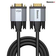 Cáp VGA 2 đầu đực độ nét cao Baseus Enjoyment Series (Full HD, VGA Male To VGA Male bidirectional Adapter Cable)