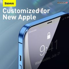 Kính cường lực cho iPhone 12 Series Baseus 0.15mm Full Coverage Tempered Glass Film 2020 (Secondary Hardening, 2 miếng/bộ)