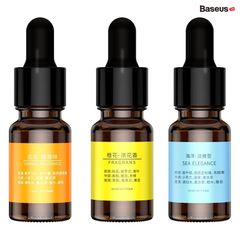 Tinh dầu tự nhiên, nguyên chất Baseus Essential Oil dùng cho máy phun sương tạo ẩm/ khử mùi (10ml/pcs , Cologne*1, Smanthus*1, Ocean*1)