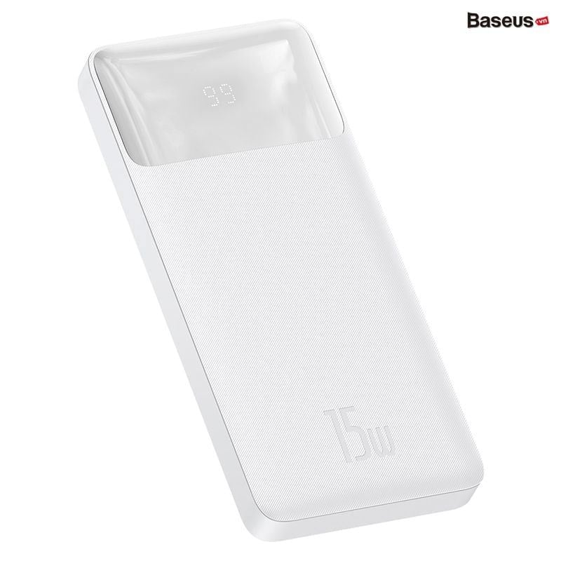 Pin sạc dự phòng Baseus Bipow Digital Display Power Bank (15W/20W, USB*2+Type C, LED Display, 2 Way Fast charge, 2023 New upgrade Edition)