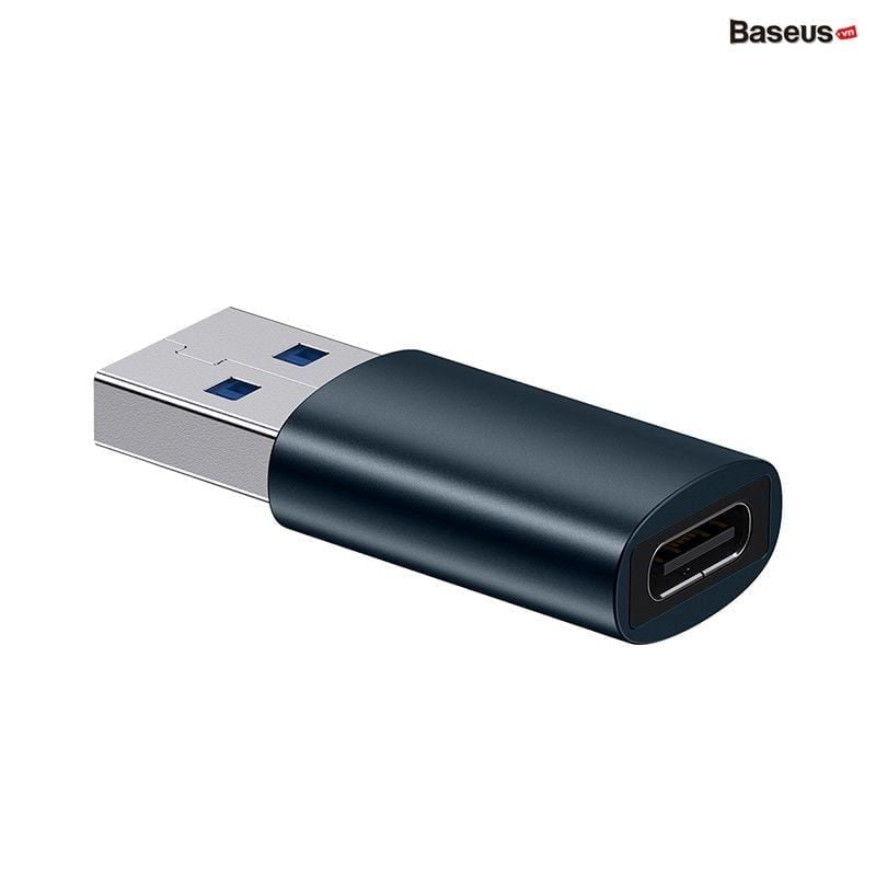 Đầu Chuyển USB Sang Type C tốc độ cao Baseus Ingenuity Series Mini OTG Gen2 (USB-A 3.1 Full Size to Type C, 10Gbps High speed OTG, PD Fast charge Support)