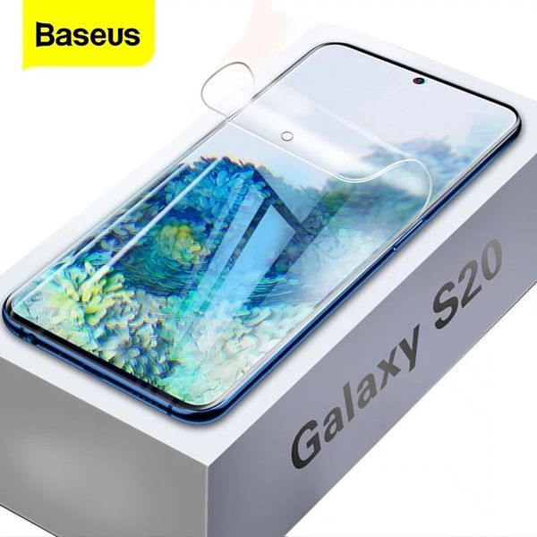 Bộ 2 Miếng Film dán dẽo chống trầy cho Samsung S20 Series Baseus 0.15mm Full-screen Curved anti-Explosion (2Pcs/set, Soft screen protector)