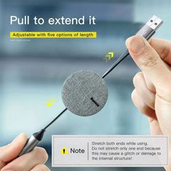 Cáp sạc dây rút Baseus Fabric 3-in-1 Flexible Cable tích hợp 3 đầu Type C / Micro USB/ Lightning 3.5A 1.2M