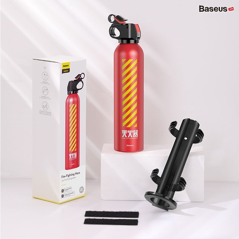 Bình chữa cháy Baseus Fire-fighting Hero Car Fire Extinguisher (1.5m - 2m distance, one-touch spray, not poisionous and harmful)