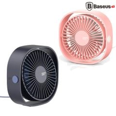 Quạt Mini để bàn Baseus Flickering Desktop Fan (3 cấp tốc độ, Nguồn USB)