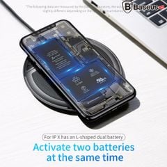 Đế sạc nhanh không dây Baseus Foldable LV253 cho Apple iPhone 8/ iPhone X / Samsung S8/ S9/ Note 8 ( 10W, Foldable Multifunction Wireless Quick Charger)