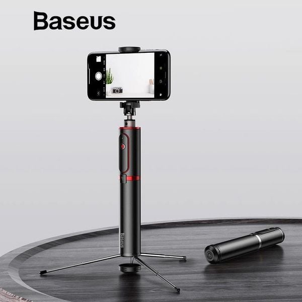 Gậy chụp hình Tự Sướng/ Live Stream tích hợp Tripod xếp gọn Baseus Fully Folding Selfie Stick (Bluetooth Remote Control, Camera Tripod, Selfie Stick )