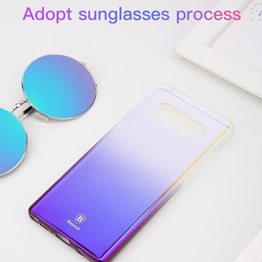 Ốp lưng trong suốt đổi màu Baseus Glaze Case cho Samsung Galaxy Note 8 ( Ultra Thin, Gradient Hard Plastic Case)