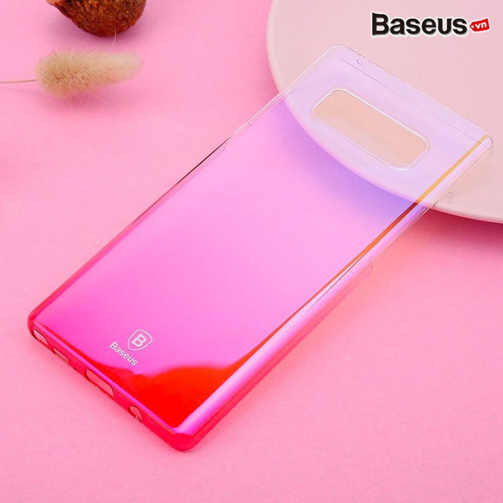 Ốp lưng trong suốt đổi màu Baseus Glaze Case cho Samsung Galaxy S8/ S9/ S9 Plus ( Ultra Thin, Gradient Hard Plastic Case)