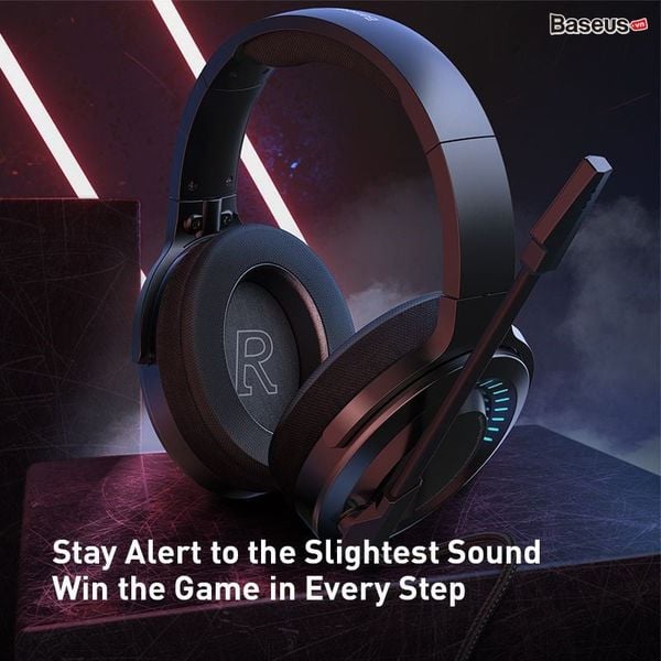 Tai nghe gaming chụp tai dành cho Game thủ Baseus GAMO D05 (Bongiovi AcousticLaps and Immersive Virtual 3D Game Headphone with microphone)