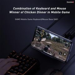 Bộ chuyển đổi Baseus GAMO Mobile Game Adapter GA01 cho Game thủ PUBG/ Liên quân (Dùng kết nối với chuột và bàn phím có dây với Smartphone/ Tablet)