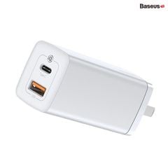 Cốc sạc siêu nhanh, nhỏ gọn Baseus GaN2 Lite Quick Charger 65W (Type C+ USB Port, PD3.0/PPS/QC4.0/SCP/FCP Multi Quick Charge Protocol, GaN2 Technology)