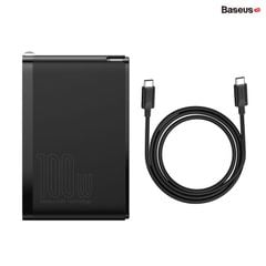 Bộ sạc nhanh Baseus GaN2 Pro Quick Charger 4 Ports (100W, Type C*2 & USB*2, PD/QC3.0/QC4+/PPS/SCP/FCP/AFC/Apple 2.4/BC1.2, Multi Quick charge protocol support)