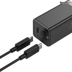 Bộ cốc sạc nhanh đa năng siêu nhỏ gọn Baseus GaN2 Mini Quick Charger C+U 45W (PD/QC3.0/BPS/SCP/FCP/AFC Multi Quick Charge Technology Support)